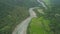 Mountain landscape in Philippines, Luzon.