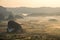 Mountain landscape in Phu Lung ka, Phayao, Thailand