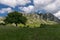 Mountain landscape, Piatra Secuiului in Transilvania