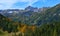 Mountain landscape shot in Austria