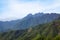 Mountain landscape of the site of the Great Wall