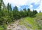 Mountain landscape in summer. View from hill Nosal in Tatra Mountains