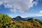 Mountain landscape sunny summer day