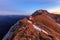 Mountain landscape in sunrise