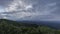 Mountain landscape timelapse moving clouds in Catalonia of Costa Brava, Spain