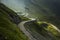 Mountain landscape. Transfagarasan road in the Carpathians