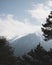 Mountain landscape in Tyrol, Austria snowcapped peaks