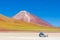 Mountain landscape on Uyuni tour in Bolivia