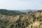 Mountain landscape in Vashlovani nature reserve