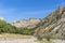 Mountain landscape in Vashlovani nature reserve