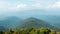 Mountain landscape, view from the top of mountain Livadiyskaya - Pidan in Sikhote-Alin taiga, Russia