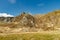 Mountain landscape in Wales - near Devil`s kitchen and Llyn Idwal lake