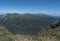 Mountain landscape of Western Tatra mountains or Rohace with view on high tatras with Krivan peak from hiking trail on