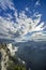 Mountain landscape width Canyon of Verdon River (Verdon Gorge) in Provence, France