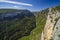 Mountain landscape width Canyon of Verdon River (Verdon Gorge) in Provence, France