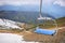 Mountain lifts to the ski resort Rosa Khutor
