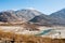 Mountain and little desert view in Leh, India