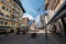 Mountain luxury location of Cortina d`Ampezzo, Veneto, Italy