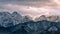 Mountain massif Giewont in the Western Tatra Mountains