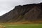 Mountain, meadows and valley in Icelan.