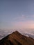 Mountain merbabu in Indonesia