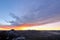 Mountain morning panorama