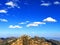 Mountain Nature Background. Snowbird Resort, Utah.