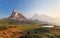 Mountain nature landscape in Dolomites Alps, Italy