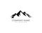 Mountain nature logo business vector clipart