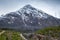 A mountain near Marble Canyon in Kootenay National Park, British Columbia