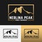 Mountain of Neblina Peak Family Business Logo Design Template