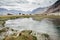 Mountain in the Nubra river Valley, Hunder, India