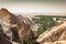 Mountain oasis Chebika at border of Sahara, Tunisia, Africa