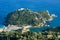 Mountain with old monastery near Paleokastritsa - Corfu, Greece