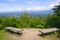 Mountain Overlook with Benches