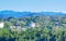 Mountain panorama cliffs rocks hilly tropical landscape Puerto Escondido Mexico