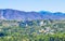 Mountain panorama cliffs rocks hilly tropical landscape Puerto Escondido Mexico