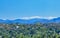 Mountain panorama cliffs rocks hilly tropical landscape Puerto Escondido Mexico