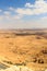 Mountain panorama in crater Makhtesh Ramon, Negev Desert, Israel