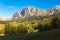 Mountain Panorama in Dolomites, Cortina d\'Ampezzo, Italy