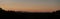 Mountain panorama dusk dawn with copy space