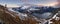 Mountain panorama in Norway, Lofoten - Moskenesoya