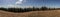 Mountain panorama of Rechelkopf mountain in Bavaria, Germany