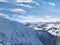 Mountain panorama of Saalbach-Hinterglemm, Austria