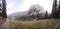 Mountain panorama from Soinsee lake in Bavaria, Germany