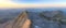 Mountain panorama at sunset from Saentis