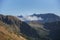 Mountain panorama of the Tatra Mountains from Kasprowy Wierch