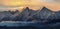 Mountain panorama Tatra Mountains with multicolored, dramatic
