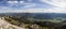 Mountain panorama from Wendelstein mountain in Bavaria, Germany