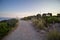 Mountain path in Serra de Tramuntana mountain range on Mallorca, Balearic Islands, Spain